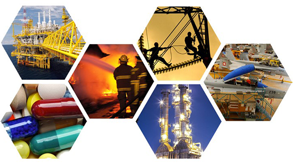 همکاری با صنایع مختلف