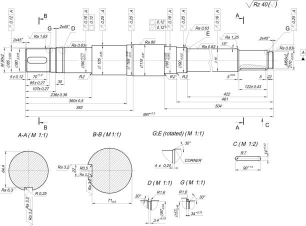 تلرانس های هندسی و ابعادی مطابق با استاندارد ASME Y14.5 در صنعت ماشینکاری